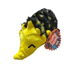 Bark Tahiry Tenrec Madagascar Dog Toy Sz L 50+ Lbs Squeaker Crinkle Fluff NWT